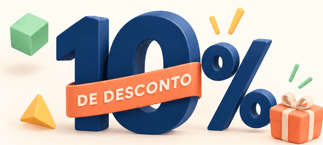 10% de desconto na primeira compra
